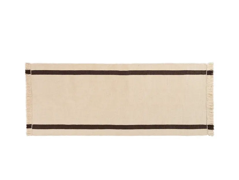 Calm Kelim Runner 80x200 Off-white/Coffee - Ferm Living Cumpără online
