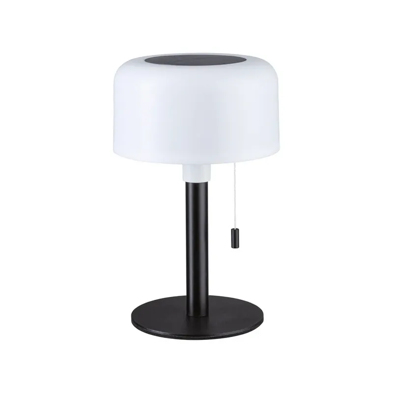 Livrare rapidă Lampa de masă cu baterie LED Bartja Solar, IP44, negru - Paulmann