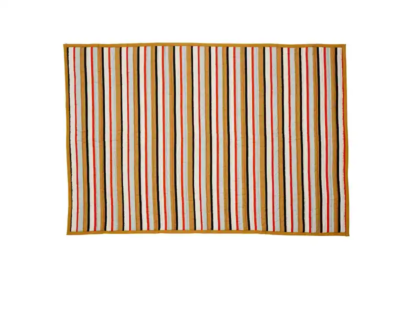 Pavilion Plaid Striped Ochre/Multi - Hübsch Comandă acum