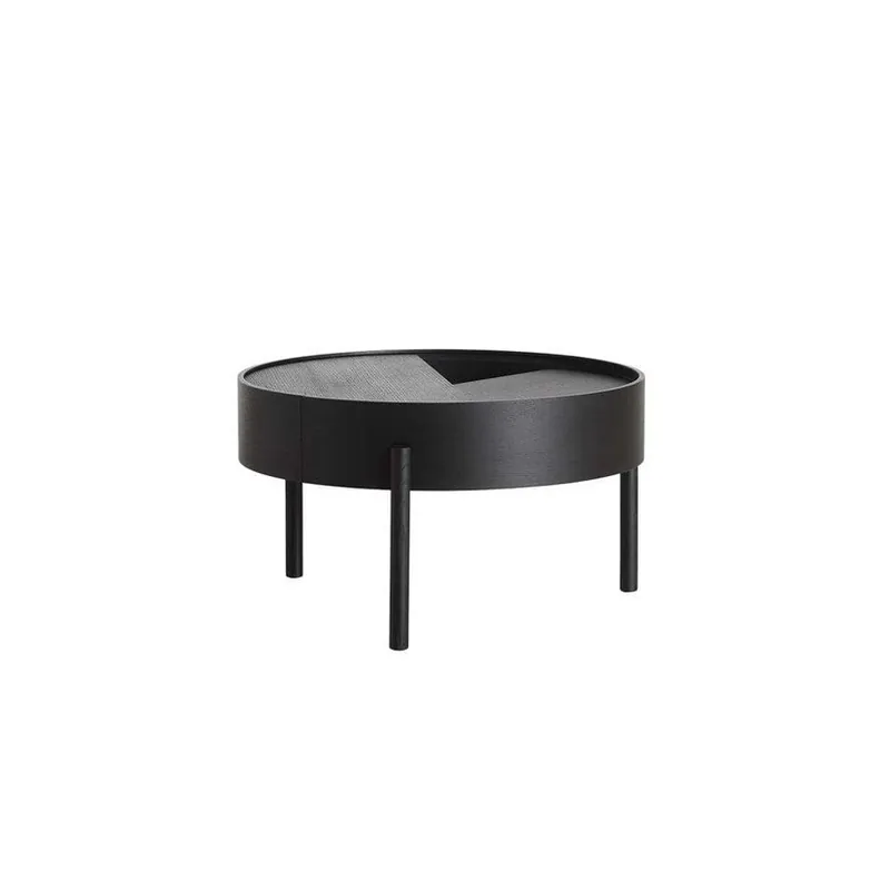 Arc Sofa de masă Ø66 Black Ash - Woud Vezi acum
