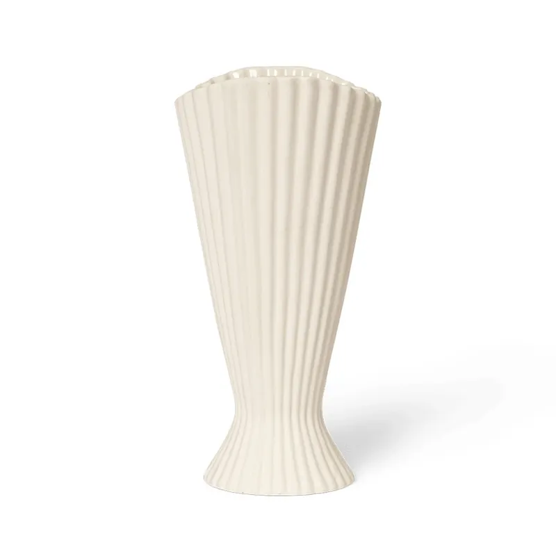 Cumpărături sigure Fountain Vaza 20 Off-White - Ferm Living