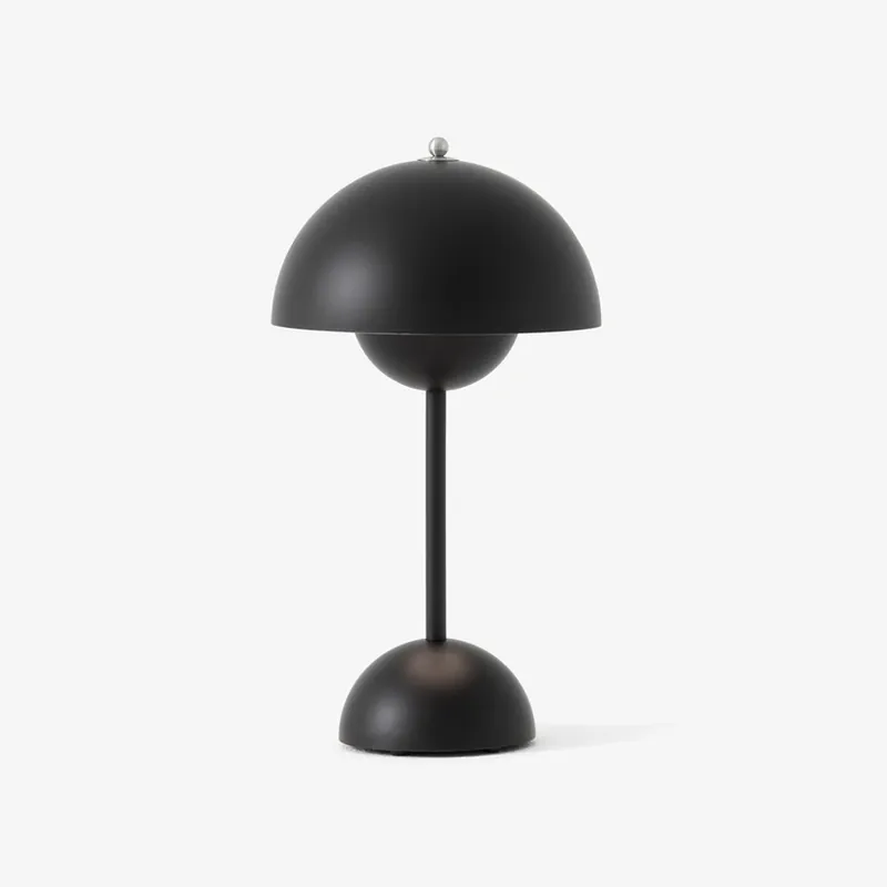 Vezi acum Lampa de masă cu baterie LED Flowerpot VP9, negru mat - &TRADITION