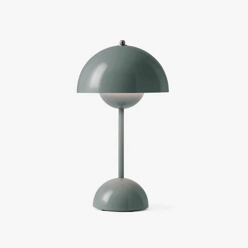 Promoție Lampa de masă cu LED Flowerpot VP9, albastru piatră - &TRADITION