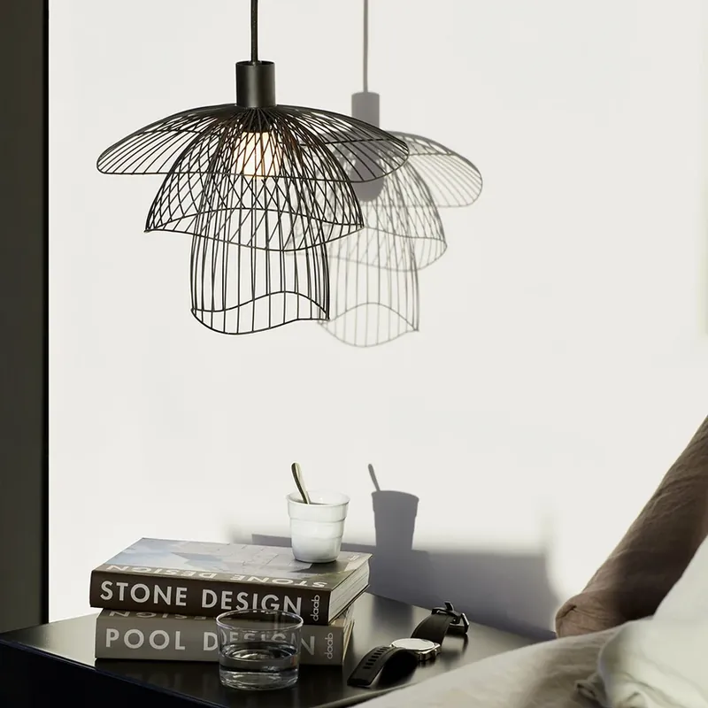 Papillon Lustră Pendul XS Black - Forestier Popular