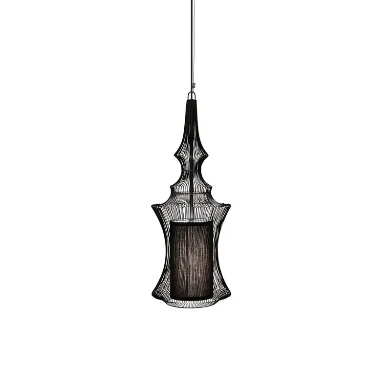 Tibet Lustră Pendul Black - Forestier Ofertă de sezon