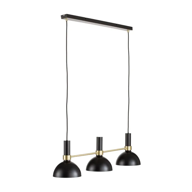 Lichidare de stoc Larry 3 Lustră Pendul Black/Brushed Brass - Markslöjd