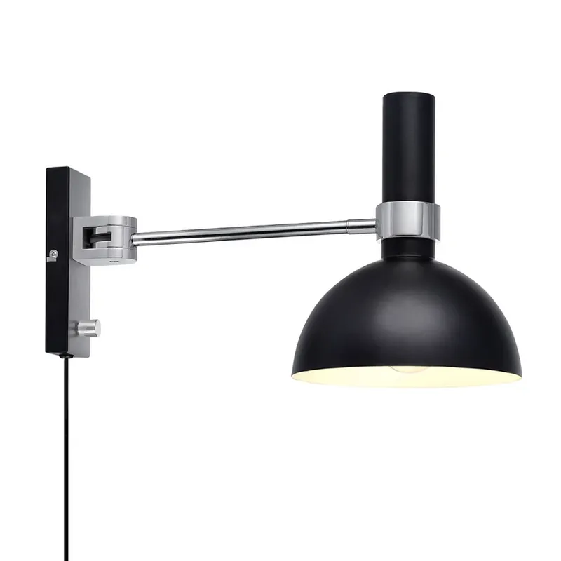 Larry Aplică de Perete Black/Brushed Brass - Markslöjd Preț promoțional