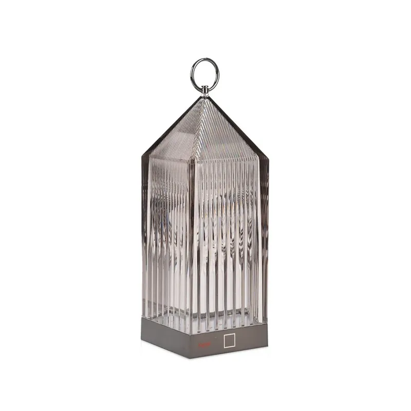 Ofertă limitată Lantern Portabil Veioză V2 Smoke - Kartell