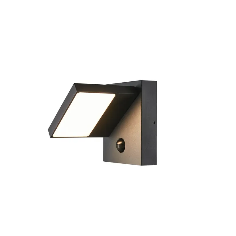 Bestseller Abridor În aer liber Aplică de Perete w/Senzor IP55 Anthracite - SLV
