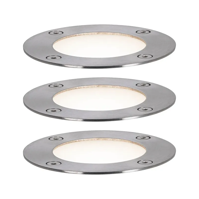 Plug & Shine 3 LED Spoturi Incastrabile Exterior Smart Home ZigBee RGBW IP67 Sil Cumpără acum