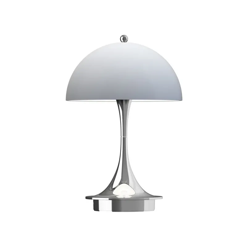Panthella 160 PORTABLE V3 Lampă cu baterie Crom Opal Gri - Louis Poulsen Vezi acum