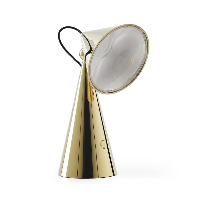 Chilipir Lampa de masă Pose Portable aurie - Tom Dixon