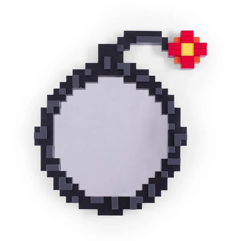 Oglindă Bomb Pixel Negru/Roșu/Galben - SELETTI Expediere rapidă