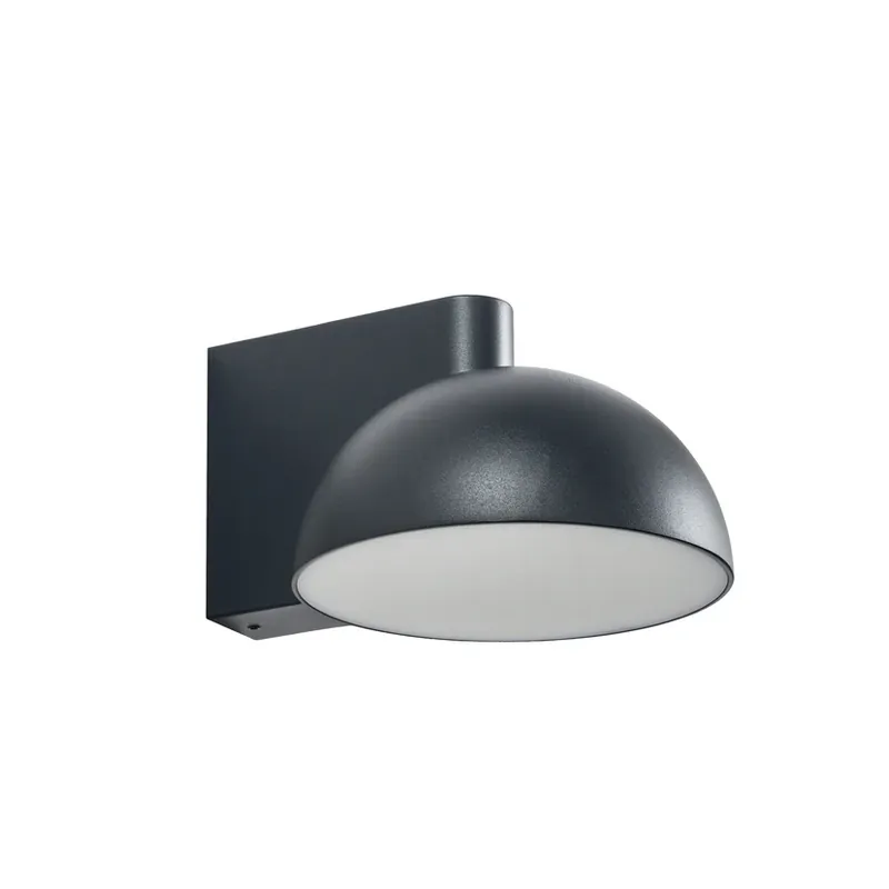 Lampă de perete pentru exterior Velira cu LED, metal, IP54, negru - Lucande Promoție
