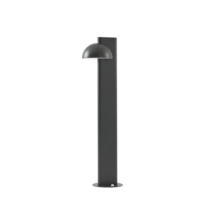 Bornă luminoasă LED Velira, înălțime 77 cm, cu 1 bec, negru, IP44 - Lucande Preferatul clienților
