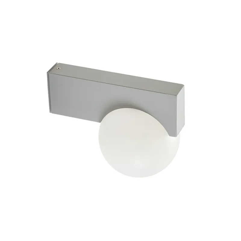Preț promoțional Lampă de perete pentru exterior cu LED Vijon, gri deschis, CCT, IP44 - Lucande