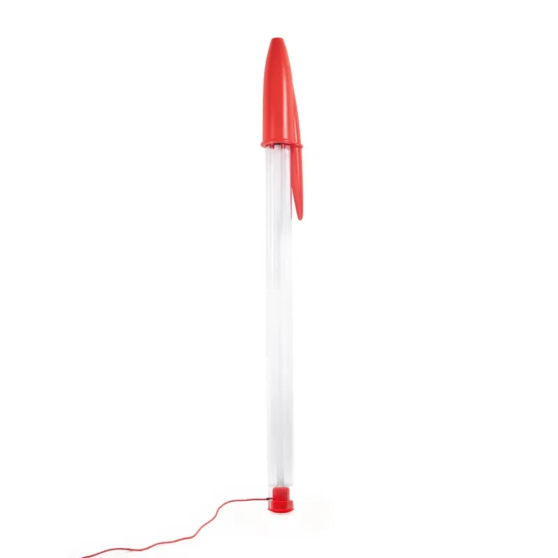 Retur ușor Lampă suspendată LED BIC, roșie, lungime 173 cm - SELETTI