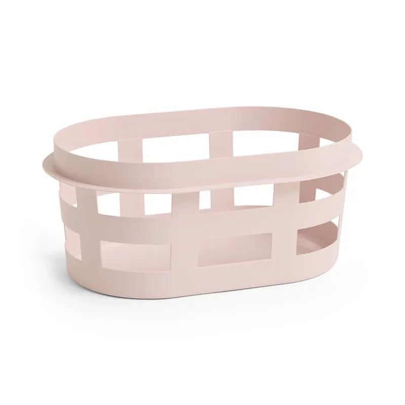 Reducere specială Coș de depozitare Basket roz din plastic, lungime 57 cm - HAY