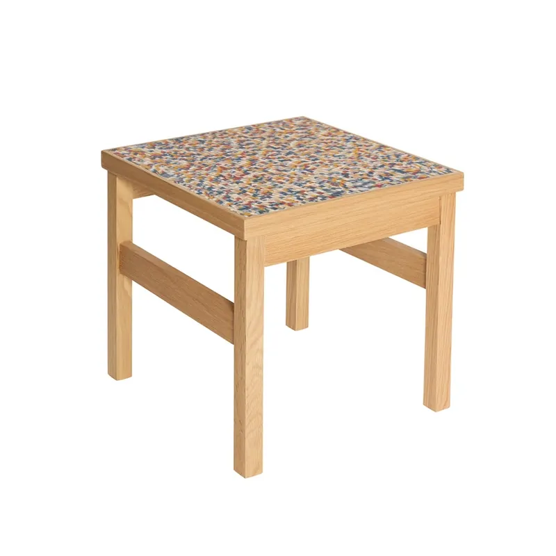 Calitate înaltă Măsuță auxiliară Confetti, culoare naturală/colorată, înălțime 38 cm - Hübsch