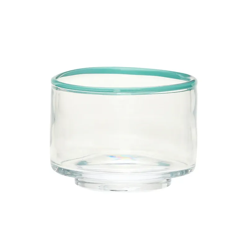 Bol Clea transparent/verde, Ø 15 cm, sticlă - Hübsch Livrare rapidă
