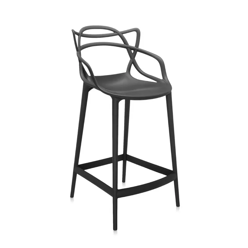 Plată sigură Scaun de bar Masters, negru, înălțime 99 cm - Kartell