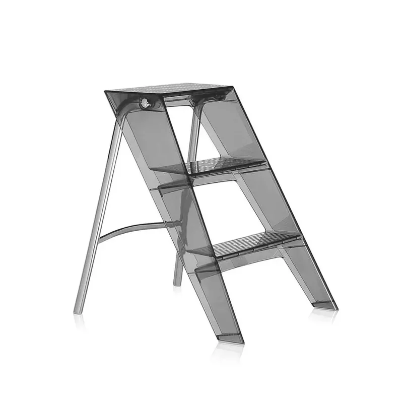 Scaun Upper, gri fumuriu, înălțime 60 cm - Kartell Retur gratuit