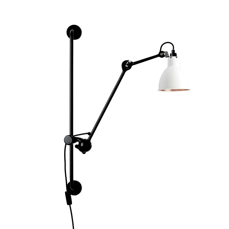 Livrare expres 210 Aplică de perete negru/alb/cupru - Lampe Gras