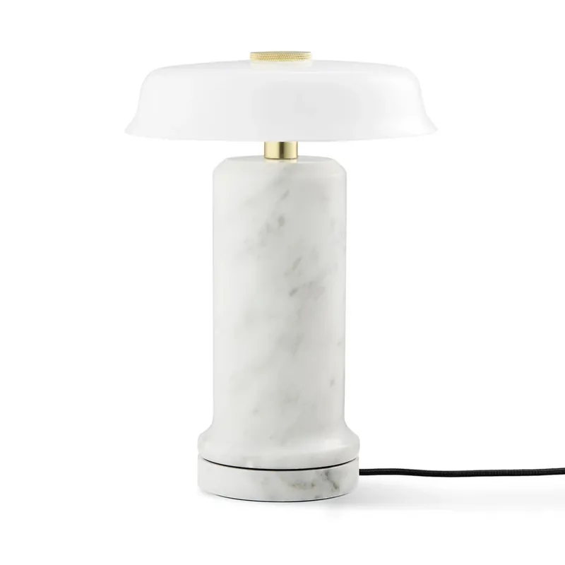 Reducere Lampa de masă cu LED și baterie reîncărcabilă Trip No. 2, marmură, sticlă -