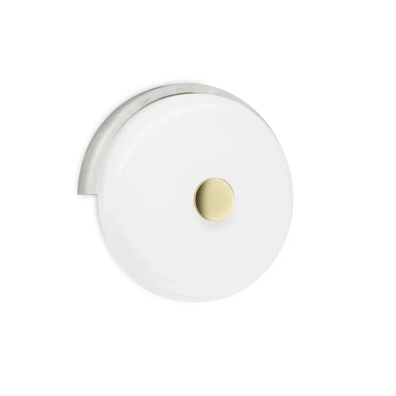 Ultima șansă Aplică de perete Trip cu LED, alb marmorat/alb - DESIGN BY US