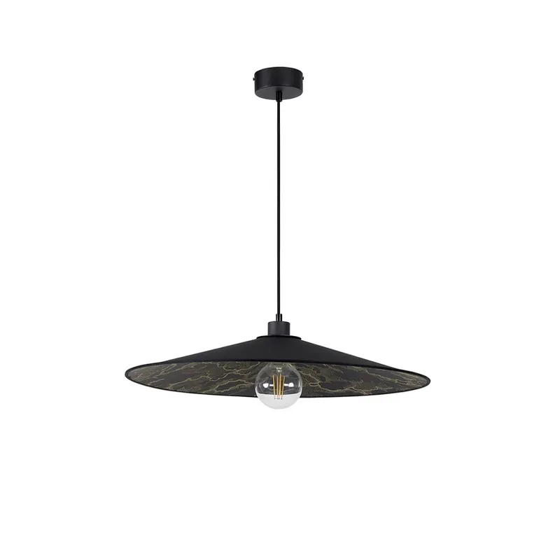 Ofertă de sezon Lampă suspendată Gatsby, kumo negru, Ø 60 cm - MARKET SET
