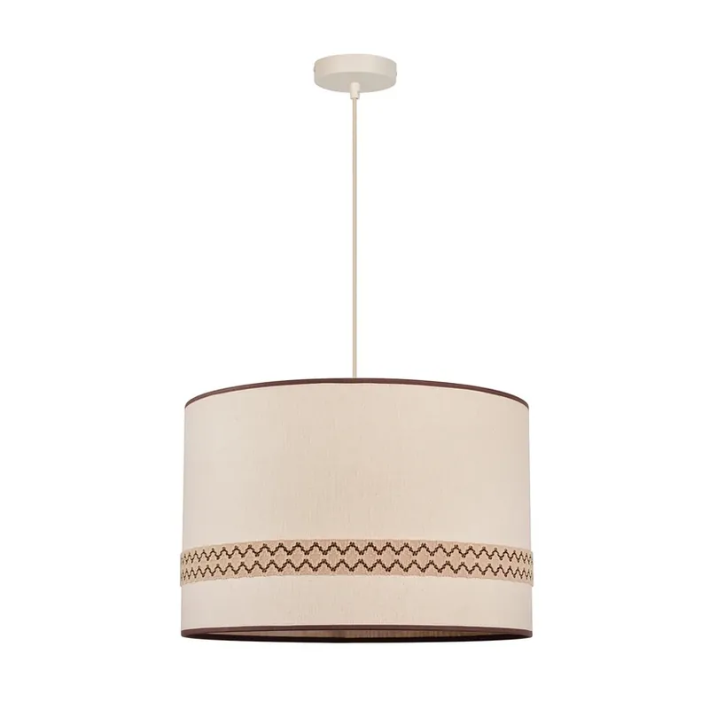 Lampa suspendată Jimmy, Ø 48 cm, bordură cu model - MARKET SET Plată securizată