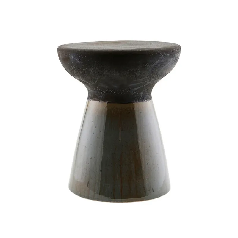 Scaun HD Pablo, verde/maro, înălțime 43 cm, ceramică - House Doctor Promoție