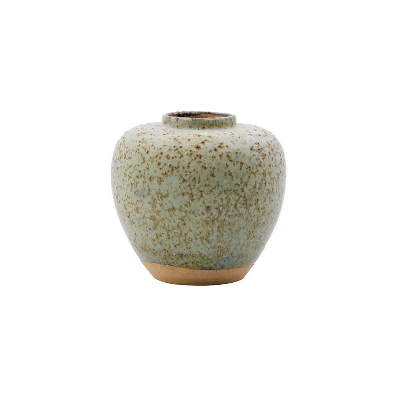 Reducere Vază HDTino, gri, înălțime 9 cm, ceramică - House Doctor