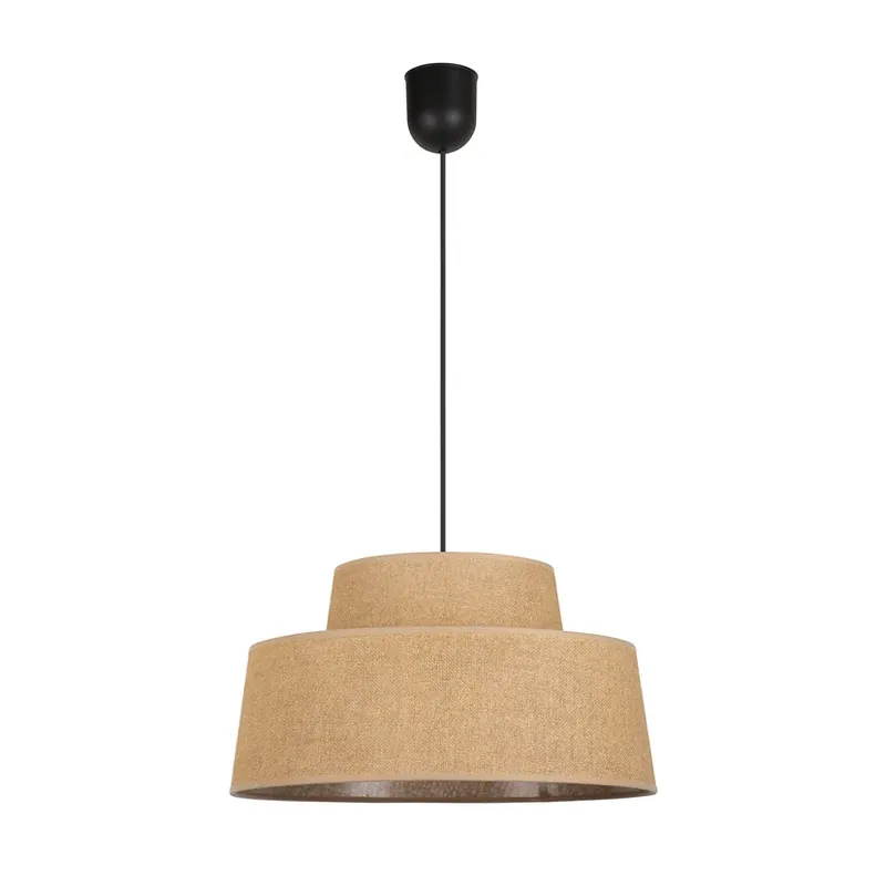 Preț redus Lampă suspendată Mallorca, culoare havana, Ø 38 cm, hârtie - COREP SAS