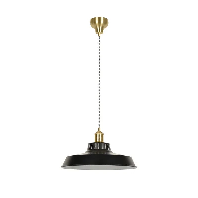 Disponibil imediat Lampa suspendată Thelma, negru mat, Ø 38 cm - COREP SAS