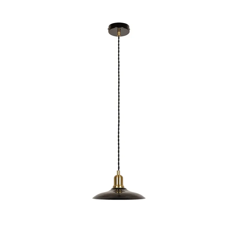 Calitate înaltă Lampă suspendată Paulette, negru, Ø 22 cm - COREP SAS