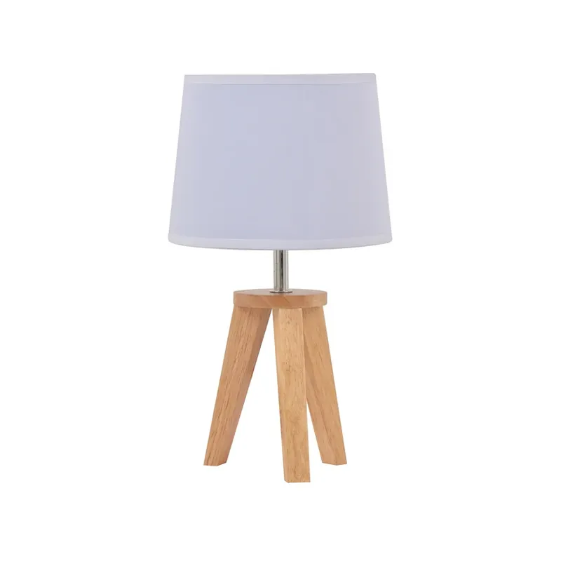 Comandă acum Lampă de masă pentru yoga, alb/lemn deschis, înălțime 34 cm - COREP SAS
