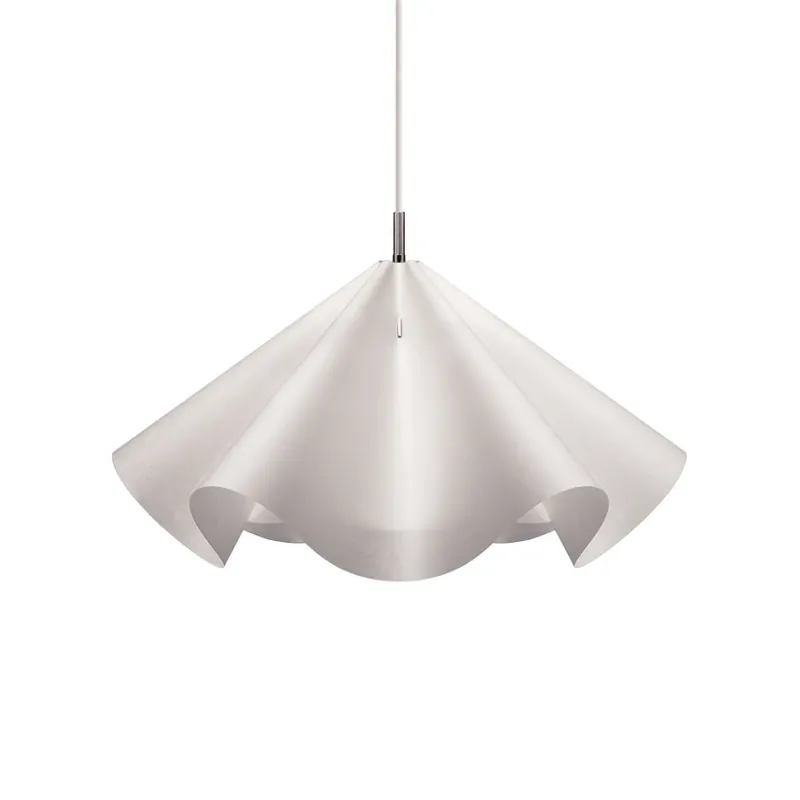 Mai ieftin Lampă suspendată Sinuate, oțel/alb, Ø60 cm, E27, hârtie - Moebe