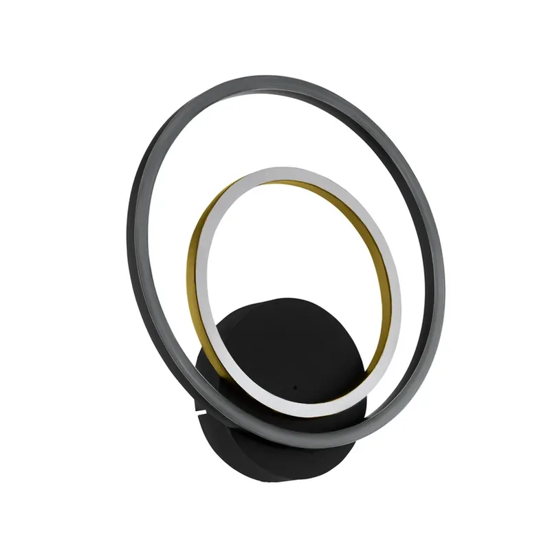Aplică de perete LED Lanacera negru/auriu 33 cm - Stars of Light Ofertă specială