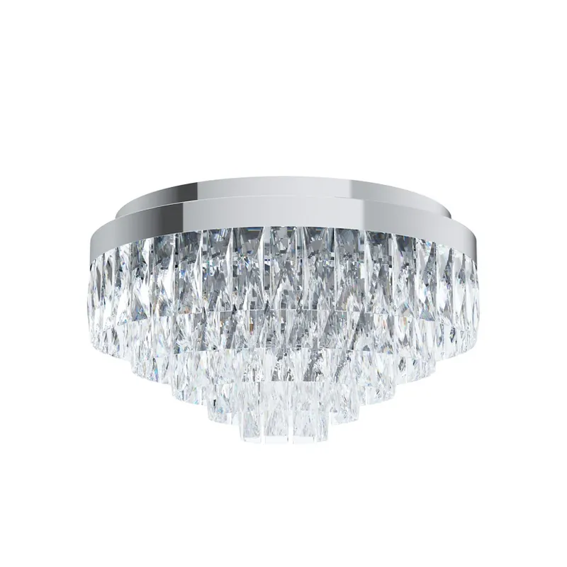 Plafonieră Valparaiso cromată, Ø 48 cm, metal - Stars of Light Preț redus
