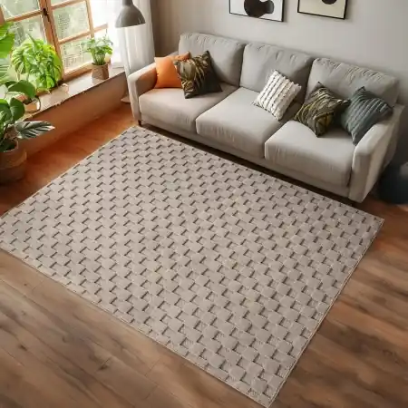 Covor traversa Helix V4 Bej 60x110 cm Ieftin