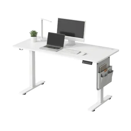 Birou reglabil pe inaltime, Balok, Songmics, Alb, 180x80x120 cm Cumpără online