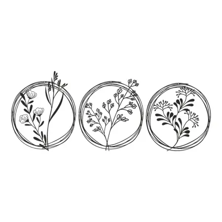 Set 3 bucati Decoratiune de perete din metal, Fremio, Negru, 0.2x30x30 cm Preț redus
