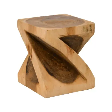 Masuta laterala, Rektan, Natural, 35x35x40 cm Nu rata