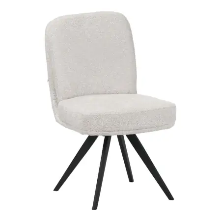 Preț promoțional Scaun Rotativ, Novo, Alb, 50x65.5x90 cm