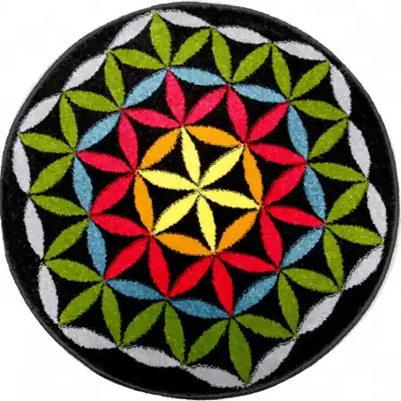 Preț mic Covor Kolibri Petal Kolibri Multicolor, 67x67 cm
