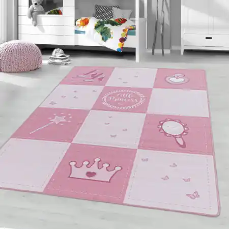 Covor Play Roz V2 80x120 cm Ieftin