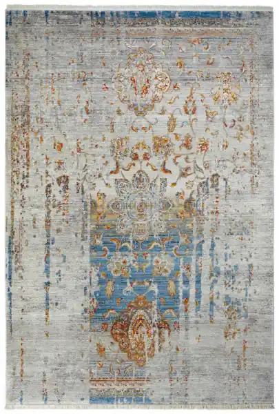 Covor Laos Albastru 200x285 cm Ofertă