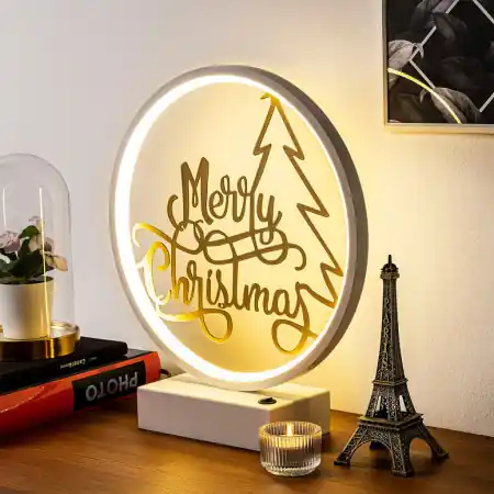 Comandă acum Veioza XMAS10 Alb Auriu