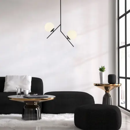 Lustra Dolunay - 144-AV Negru Disponibil imediat